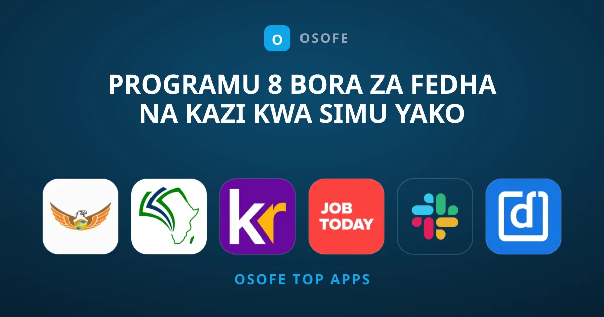 Programu 8 Bora za Fedha na Kazi kwa Simu Yako
